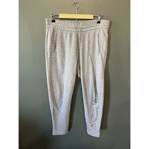 Armani Exchange Mens Gray Jogger Sweatpants Pull On w/ Drawstring Size Large